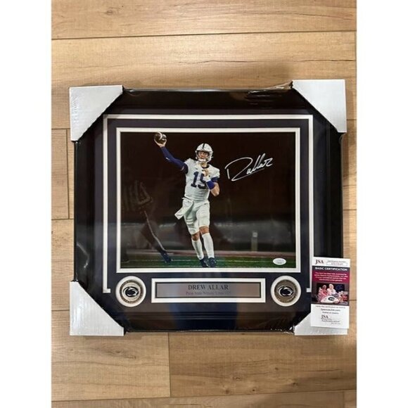 Drew Allar signed autographed Penn State Nittany Lions 11x14 photo Framed JSA - Picture 1 of 6
